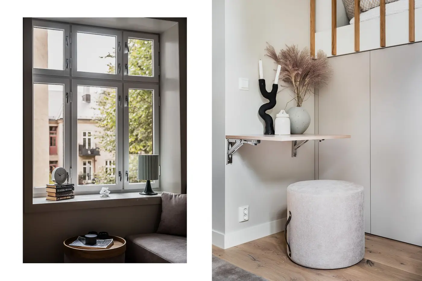 Plassbesparende spisebord/pult
